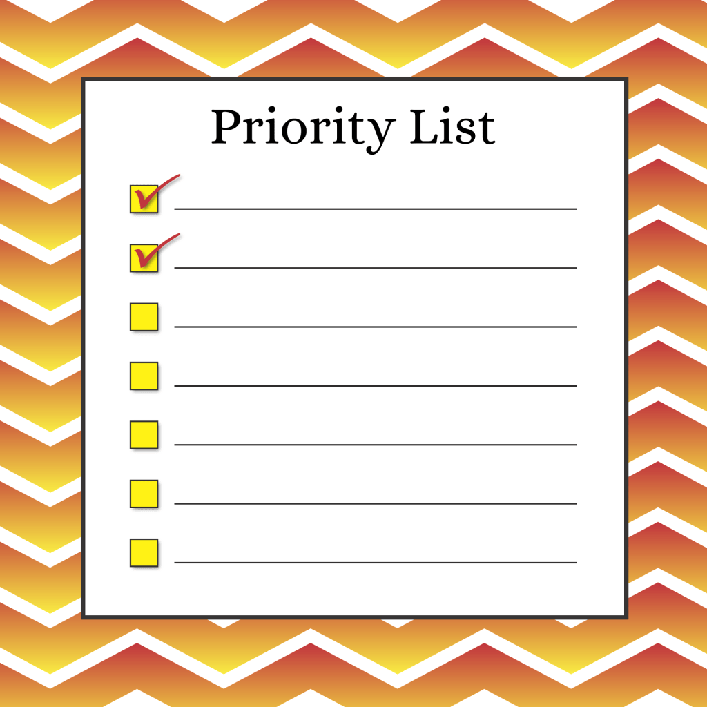 What’s On Your Priority&nbsp;List?